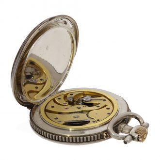 French extremely beautiful Art Nouveau relief watch Circa 1900
