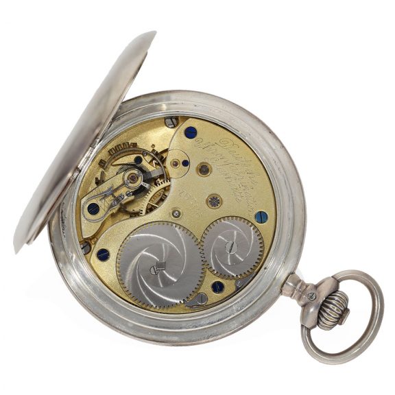 German silver full hunter cased watch with archives extract Circa 1923 German silver full hunter cased watch with archives extract Circa 1923