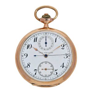 Swiss rare 14k gold chronograph 