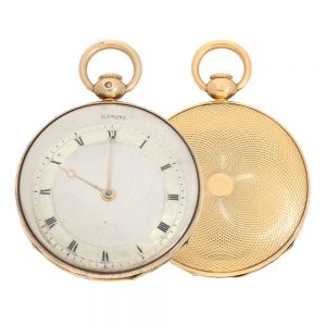 French 18 carat gold with quarter repeater Circa 1820