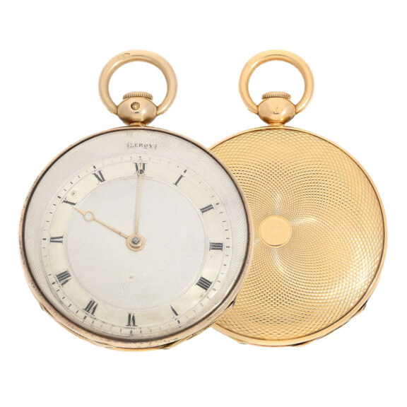 French 18 carat gold with quarter repeater Circa 1820 French 18 carat gold with quarter repeater Circa 1820