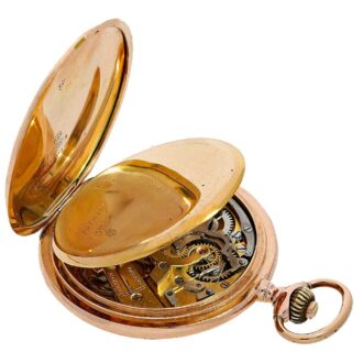 Swiss rare 14k gold chronograph "Compteur" Circa 1910