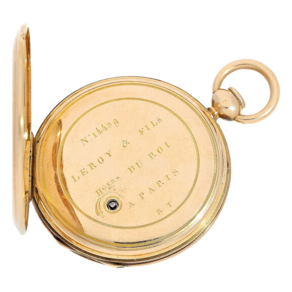 French 18 carat gold with quarter repeater Circa 1820 French 18 carat gold with quarter repeater Circa 1820