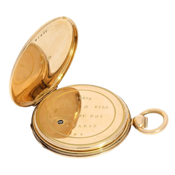 French 18 carat gold with quarter repeater Circa 1820 French 18 carat gold with quarter repeater Circa 1820