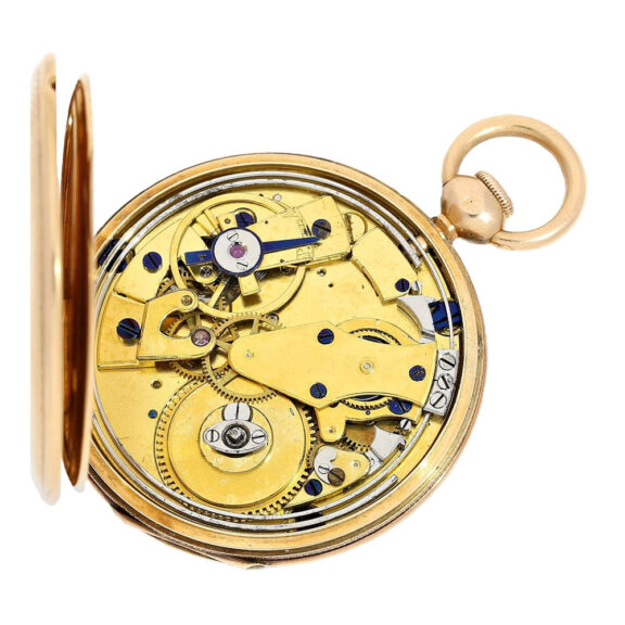 French 18 carat gold with quarter repeater Circa 1820 French 18 carat gold with quarter repeater Circa 1820