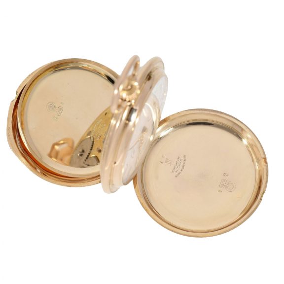 Fine German 14 Carat gold hunter cased watch Circa 1900 Fine German 14 Carat gold hunter cased watch Circa 1900