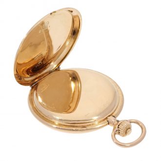 Fine German 14 Carat gold hunter cased watch Circa 1900