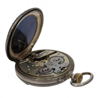 Swiss silver “The Cricket Alarm Watch” in very old case Circa 1890