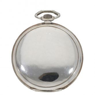 German silver dress watch with original box and papers Circa 1950
