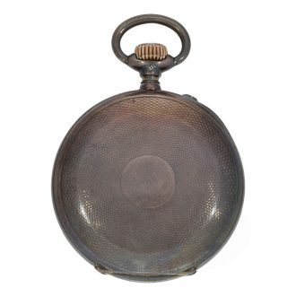 German silver precision pocket watch with lever escapement Circa 1902
