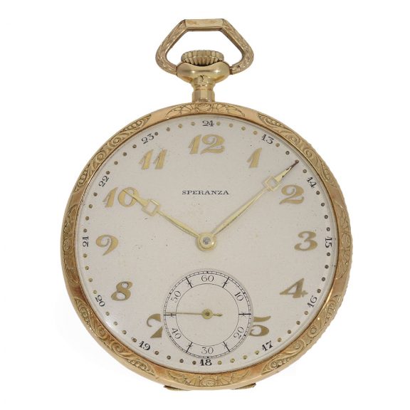 Swiss 14 carat gold elegant Art Deco dress watch Circa 1930