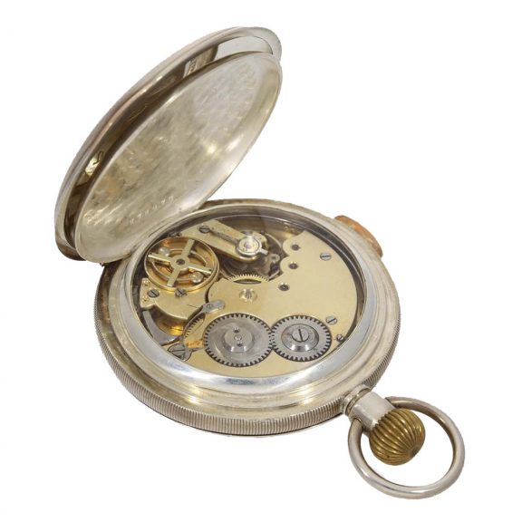 Swiss silver large and heavy quarter repeating lever Circa 1890 Swiss silver large and heavy quarter repeating lever Circa 1890