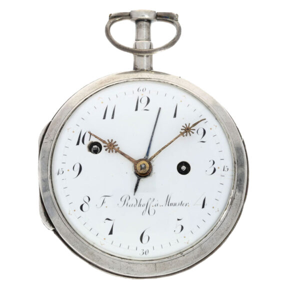 A German silver high-class verge movement Circa 1800