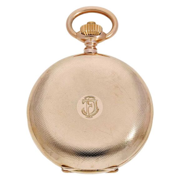 Swiss IWC pocket watch with extract of the archive Circa 1894 Swiss IWC pocket watch with extract of the archive Circa 1894