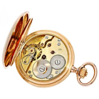 Swiss IWC pocket watch with extract of the archive Circa 1894