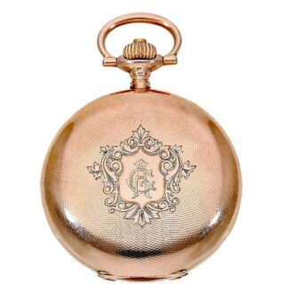 Swiss high-grade pocket watch with precision lever Circa 1900