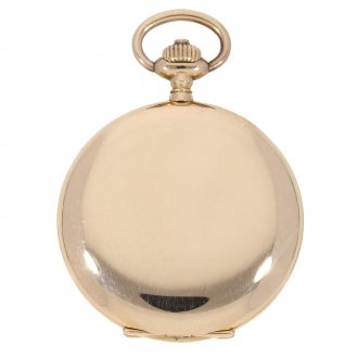 Classic German 14K gold hunting cased lever watch Circa 1918