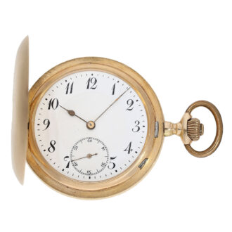 Swiss hunting case pocket watch with precision lever movement Circa 1910 Swiss hunting case pocket watch with precision lever movement Circa 1910