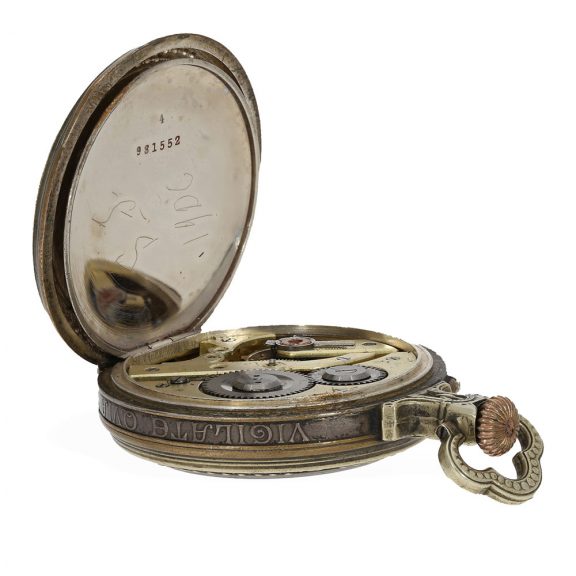 French silver pocket watch for Catholic priests Circa1880 French silver pocket watch for Catholic priests Circa1880