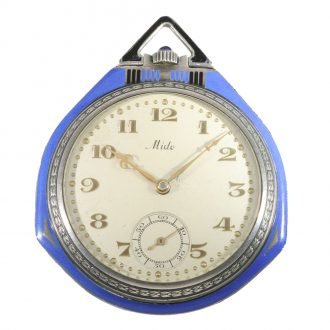 Swiss silver unusual Art Deco lever dress watch Circa 1930