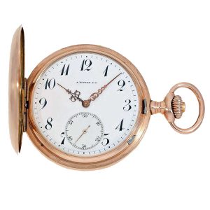 Polish very fine and heavy gold Ankerchronometer Circa 1900