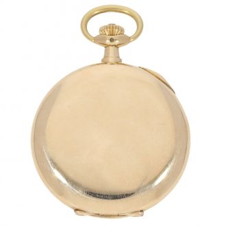 German full Hunter 14 Carat gold pocket watch Circa 1920