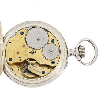 German solid silver large precision pocket watch Circa 1910 German solid silver large precision pocket watch Circa 1910