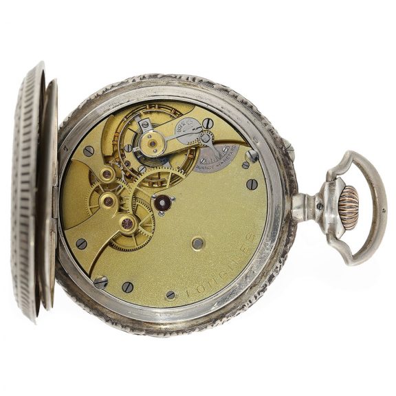 Swiss rare marksman's watch chronometer with original box Circa 1895 Swiss rare marksman's watch chronometer with original box Circa 1895
