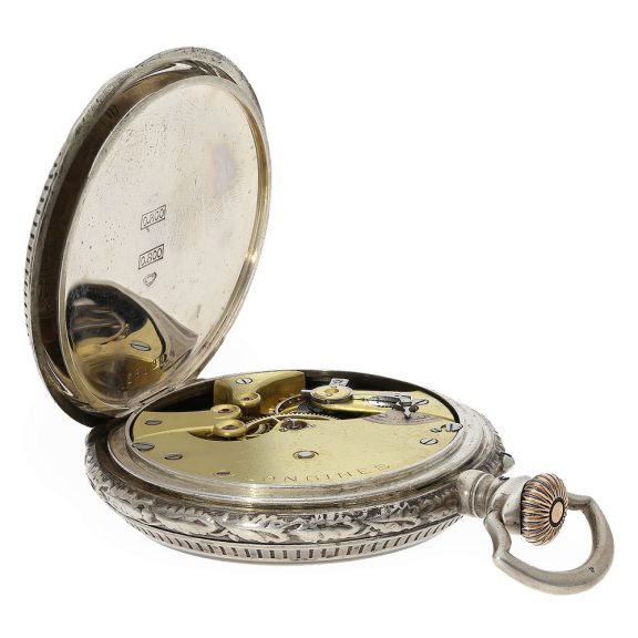 Swiss rare marksman's watch chronometer with original box Circa 1895 Swiss rare marksman's watch chronometer with original box Circa 1895
