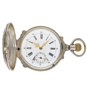 German coin silver detent chronometer pocket watch Circa 1880