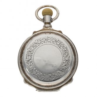 German coin silver detent chronometer pocket watch Circa 1880
