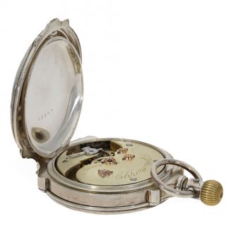German coin silver detent chronometer pocket watch Circa 1880