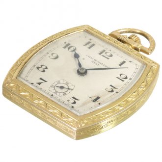 French 18 carat gold and Art Deco chronometer watch Circa 1925 French 18 carat gold and Art Deco chronometer watch Circa 1925