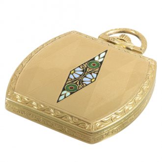French 18 carat gold and Art Deco chronometer watch Circa 1925 French 18 carat gold and Art Deco chronometer watch Circa 1925