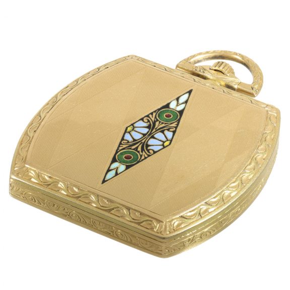 French 18 carat gold and Art Deco chronometer watch Circa 1925 French 18 carat gold and Art Deco chronometer watch Circa 1925