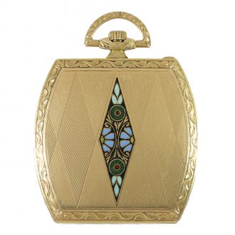French 18 carat gold and Art Deco chronometer watch Circa 1925 French 18 carat gold and Art Deco chronometer watch Circa 1925
