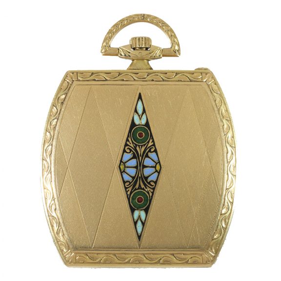 French 18 carat gold and Art Deco chronometer watch Circa 1925 French 18 carat gold and Art Deco chronometer watch Circa 1925