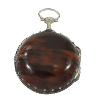 English silver verge pocket watch with repeater Circa 1750