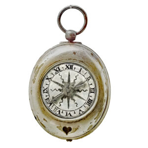 German gilt-metal oval verge pendant watch Circa 1600