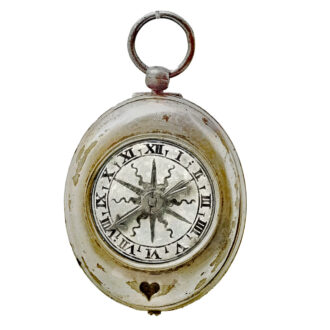 German gilt-metal oval verge pendant watch Circa 1600