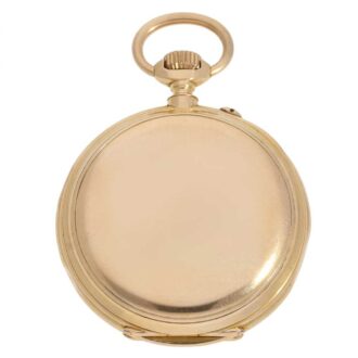 French 18k gold ankerchronometer pocket watch Circa 1880