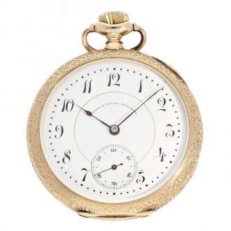 American heavy Art Nouveau precision pocket watch Circa 1904