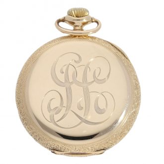 American heavy Art Nouveau precision pocket watch Circa 1904