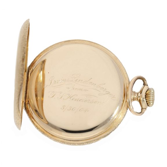 American heavy Art Nouveau precision pocket watch Circa 1904 American heavy Art Nouveau precision pocket watch Circa 1904