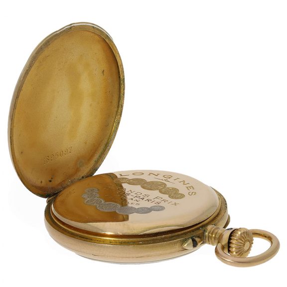 Swiss very rare marksman's watch with Art Nouveau relief case Circa 1907 Swiss very rare marksman's watch with Art Nouveau relief case Circa 1907