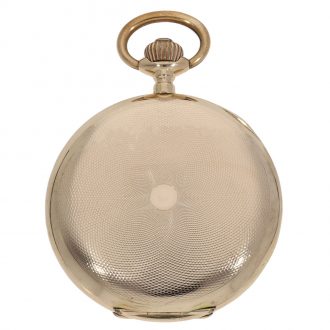 German 14 carat gold full hunter cased watch Circa 1910