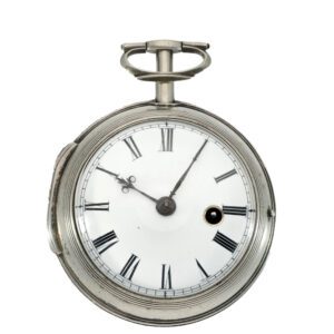 English silver verge watch of fantastic quality Circa 1738