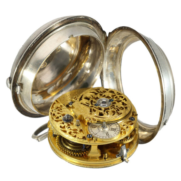English silver verge watch of fantastic quality Circa 1738 English silver verge watch of fantastic quality Circa 1738