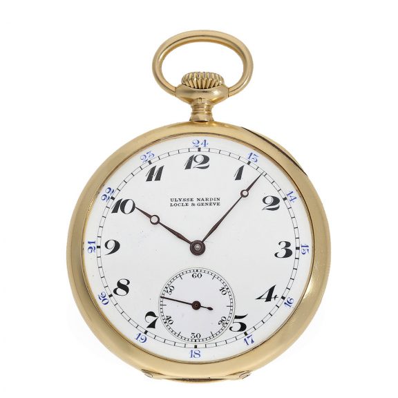 Swiss marksman's watch with an 18 carat gold relief case Circa 1924 Swiss marksman's watch with an 18 carat gold relief case Circa 1924