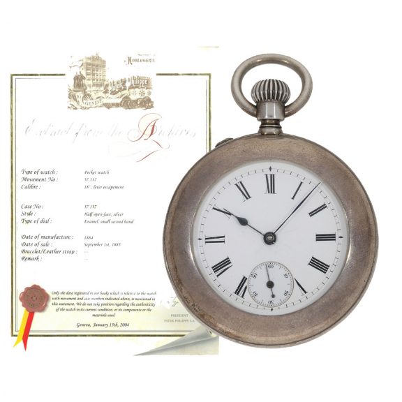 Swiss solid silver cased pocket watch a with rare shape Circa 1884 Swiss solid silver cased pocket watch a with rare shape Circa 1884
